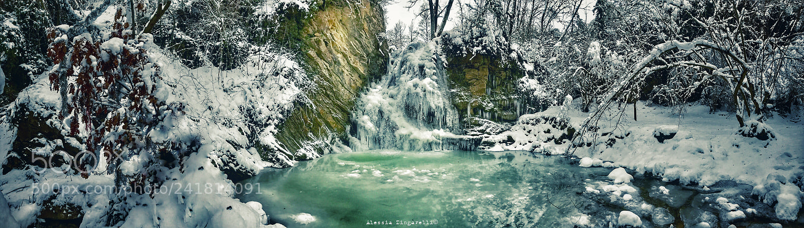 Apple iPhone 7 Plus sample photo. Ice falls photography