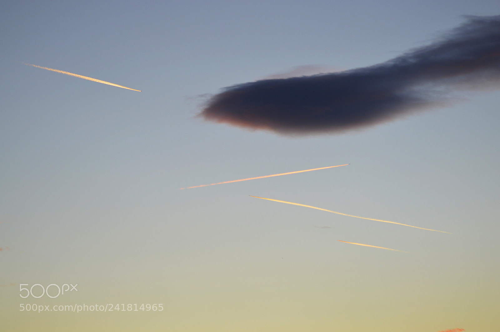 Nikon D3200 sample photo. Planes in sky photography