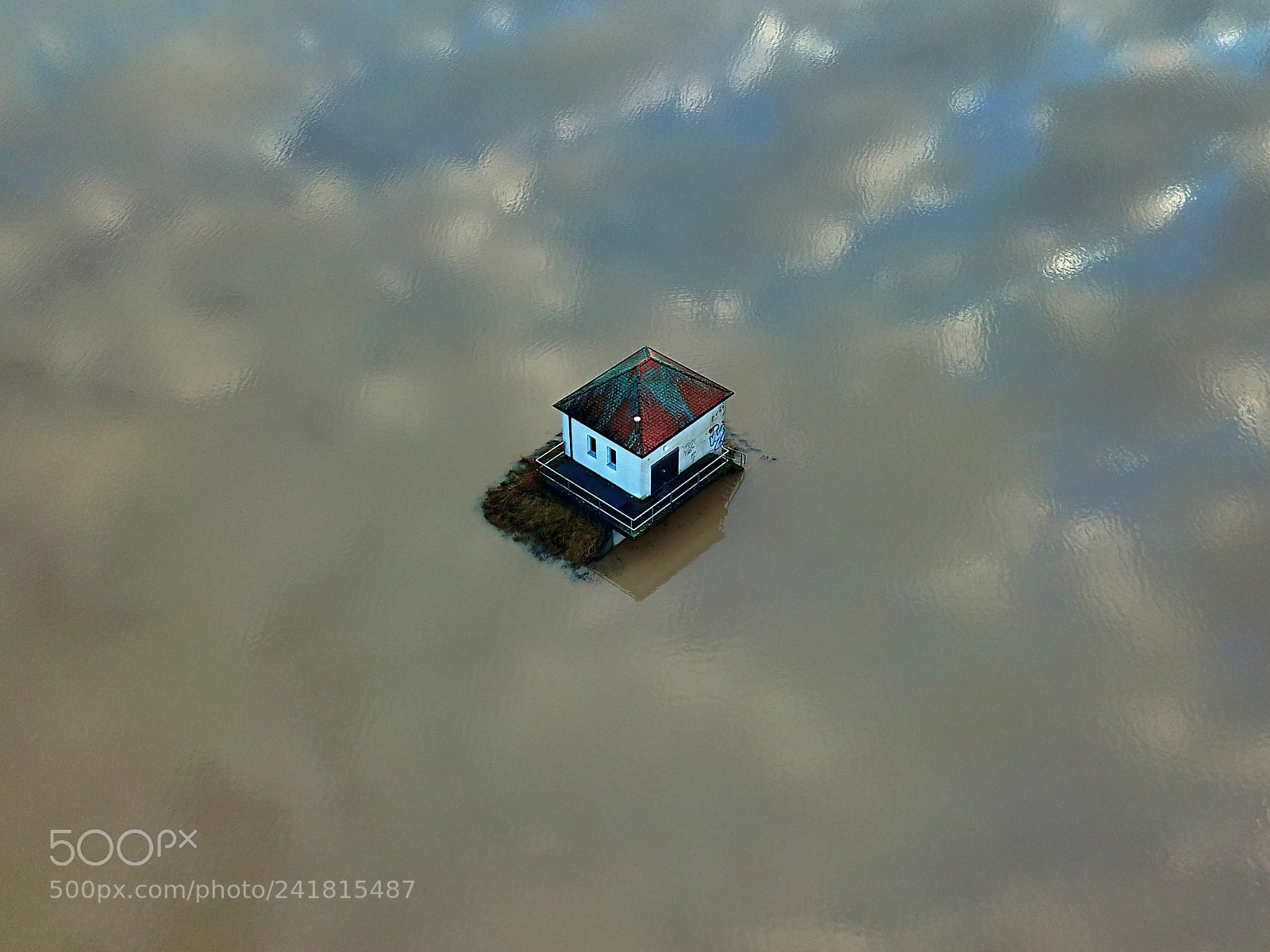 DJI FC220 sample photo. High water photography