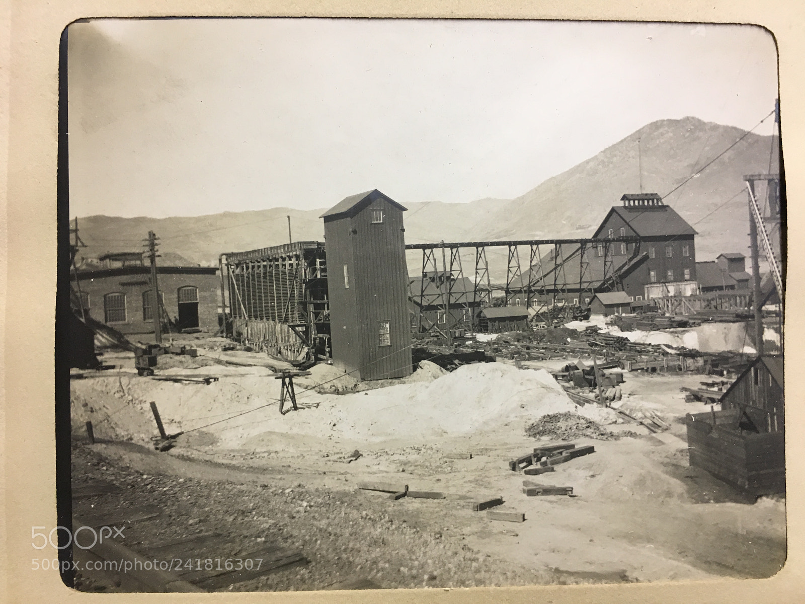 Apple iPhone 6s sample photo. Vintage montana mining photographs photography