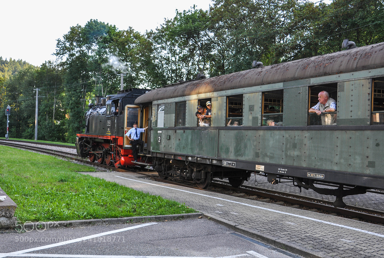 Nikon D90 sample photo. Steam train photography