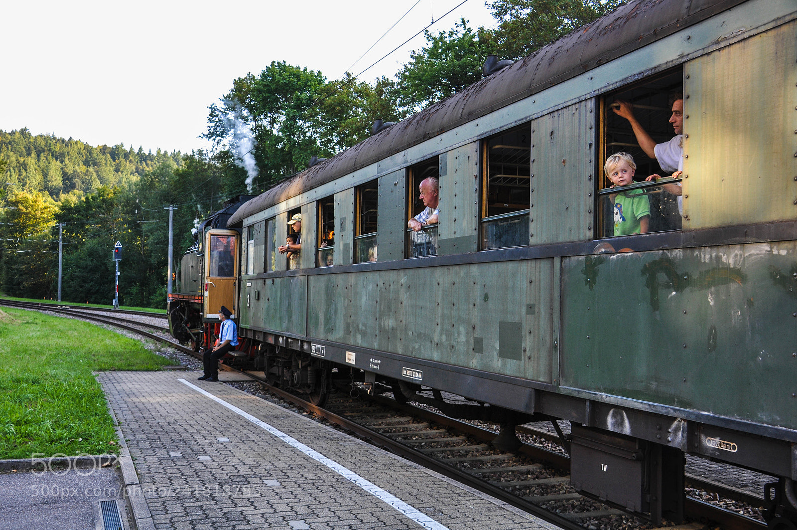 Nikon D90 sample photo. Steam train photography
