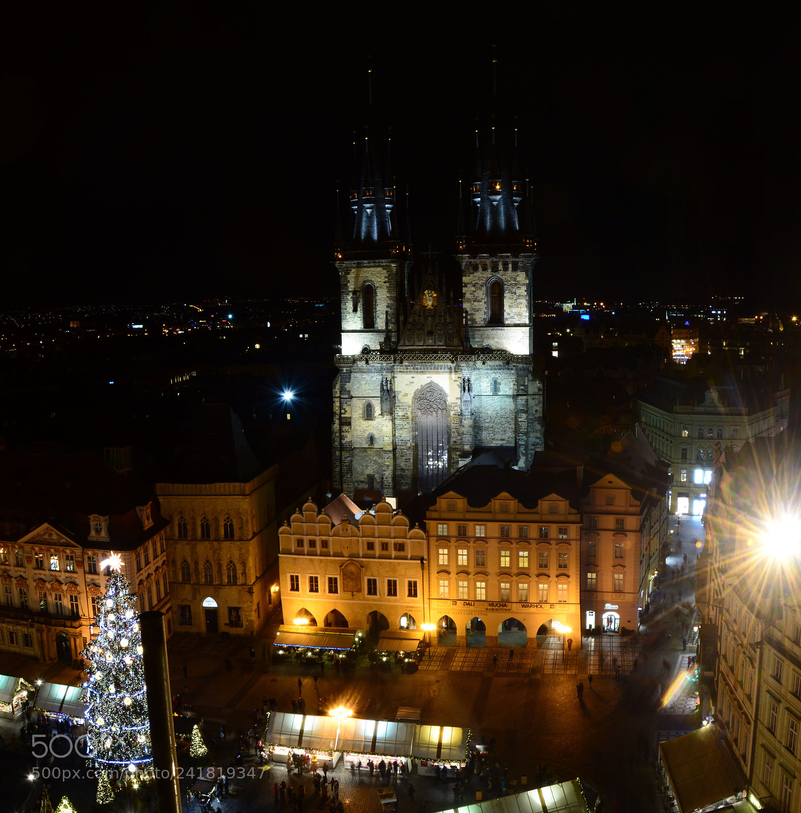 Nikon D7100 sample photo. Christmass prague photography