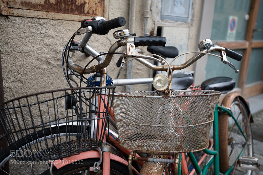 Nikon D850 sample photo. Lucca, vélos photography