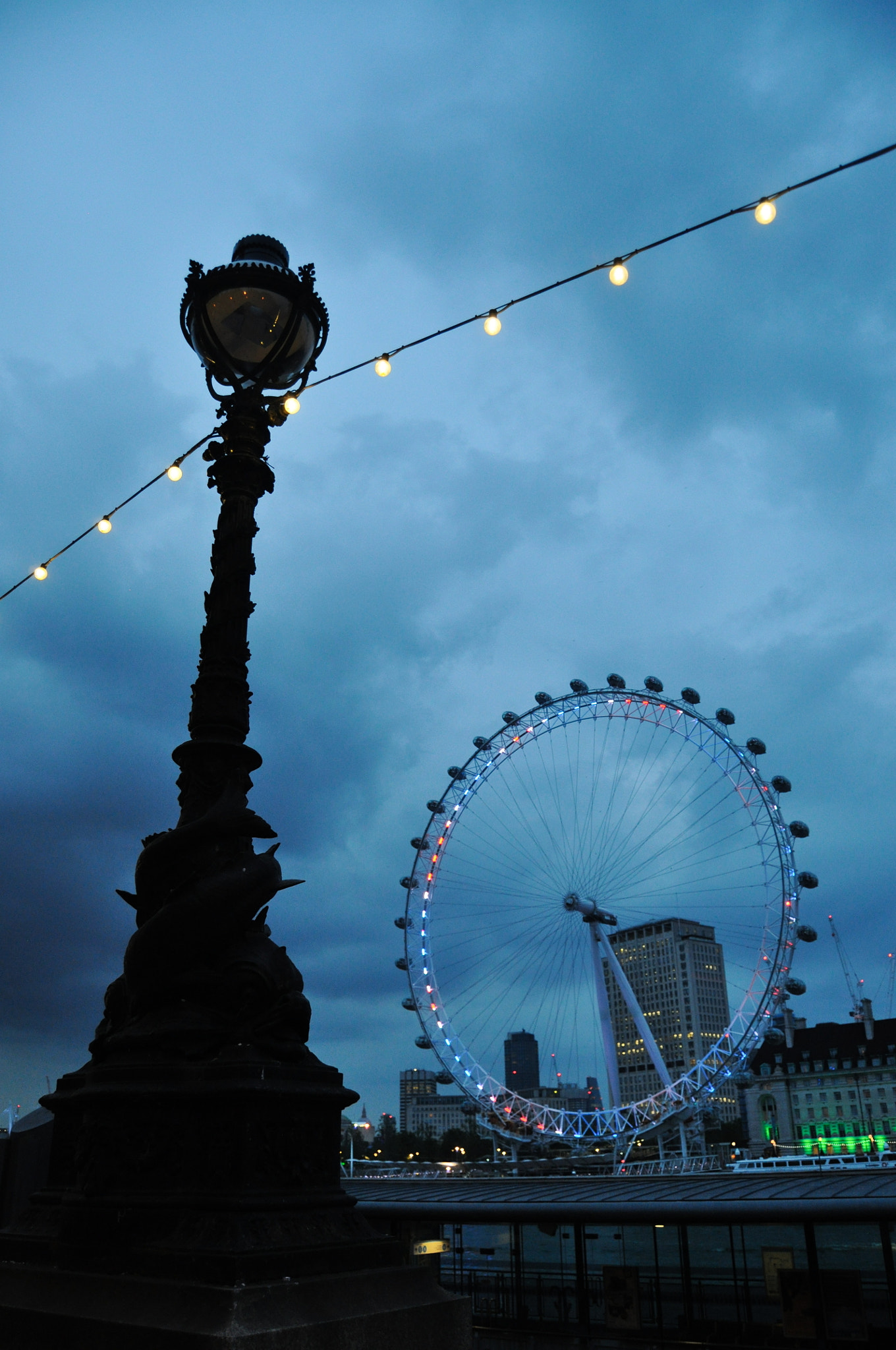 Nikon D5000 sample photo. London eye photography