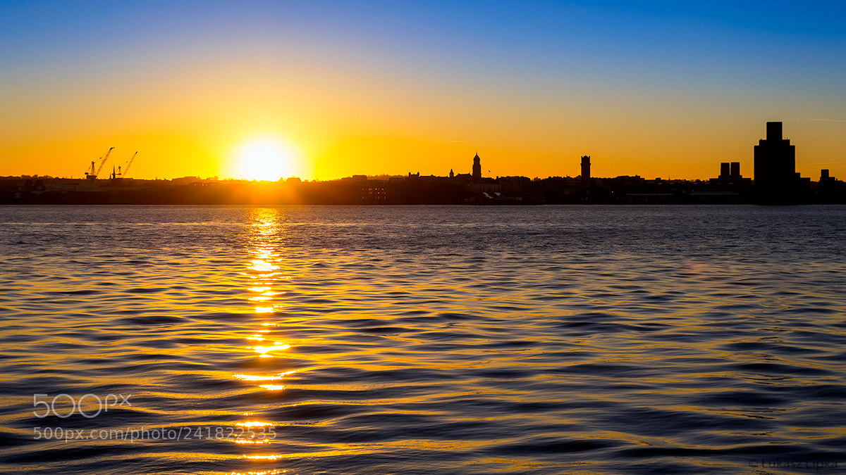 Canon EOS 60D sample photo. Sunset over mersey photography