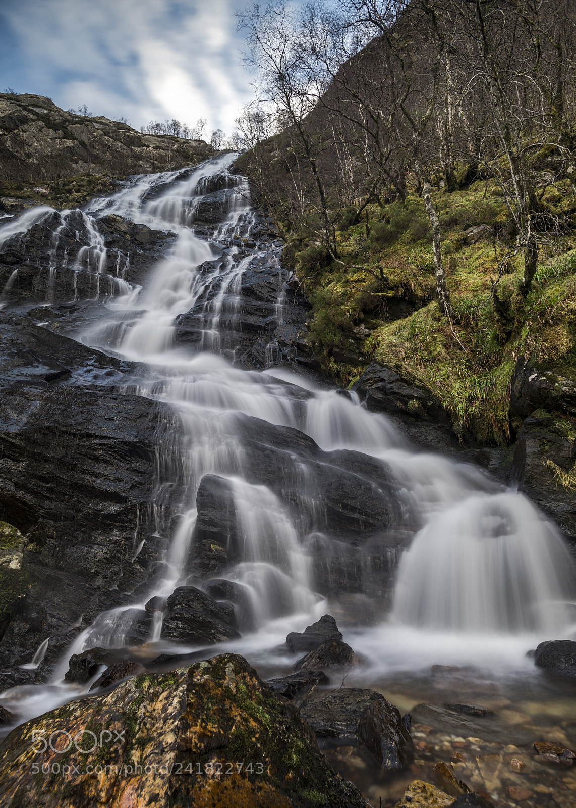 Nikon D850 sample photo. Steall falls photography