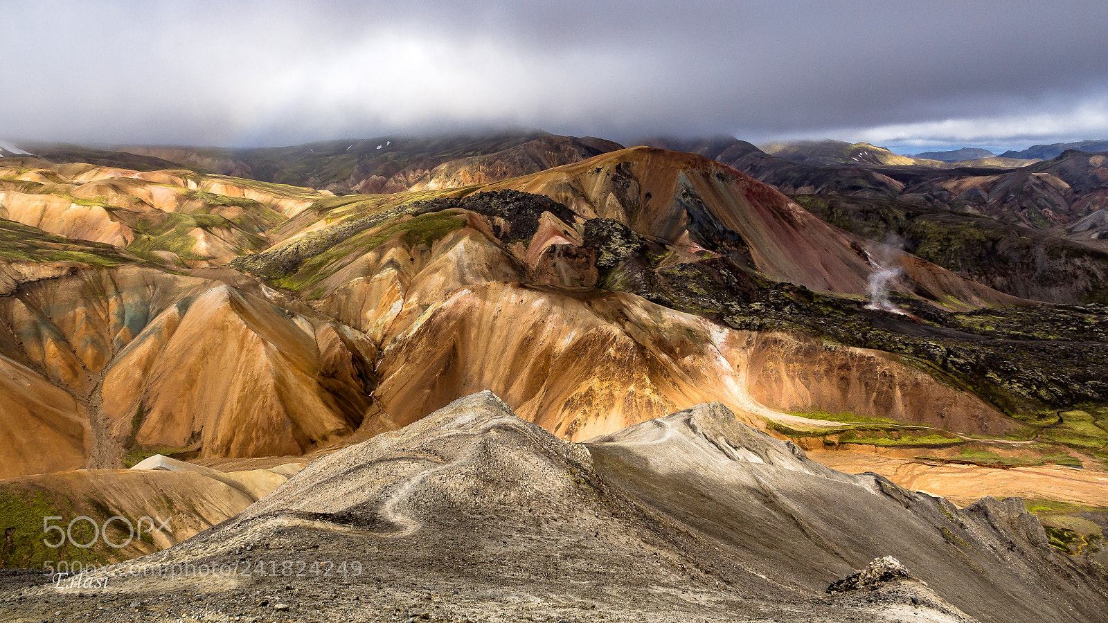 Canon EOS 700D (EOS Rebel T5i / EOS Kiss X7i) sample photo. Brennisteinsalda in landmannalaugar photography