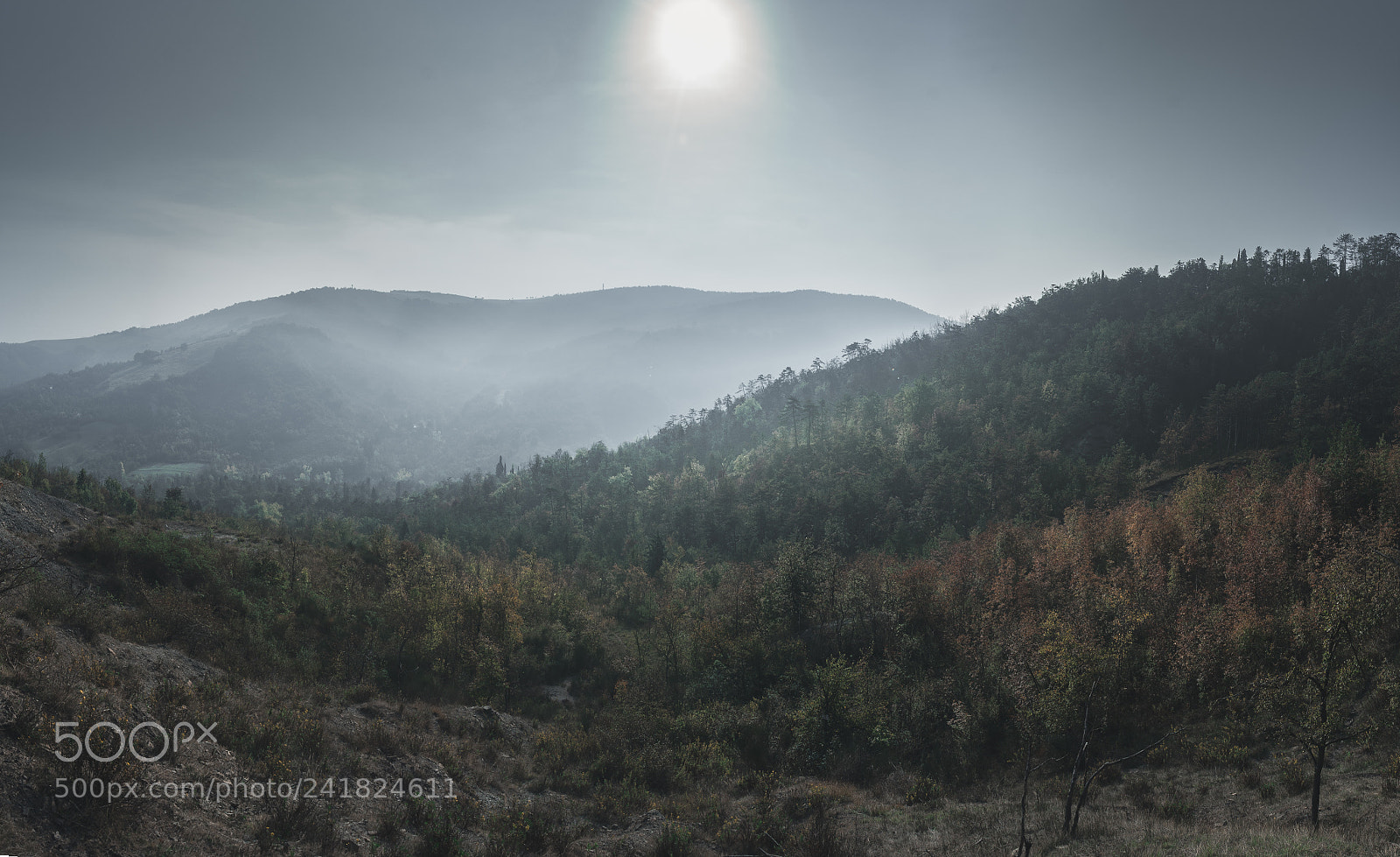 Nikon D7100 sample photo. Haze and mountains photography
