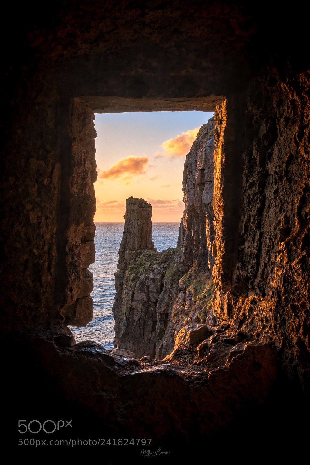 Nikon D810 sample photo. St govan's chapel at photography