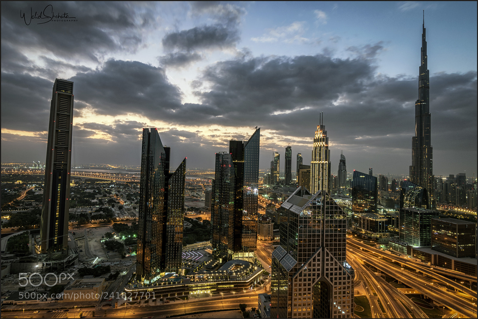 Nikon D5500 sample photo. Dubai downtown @dusk photography