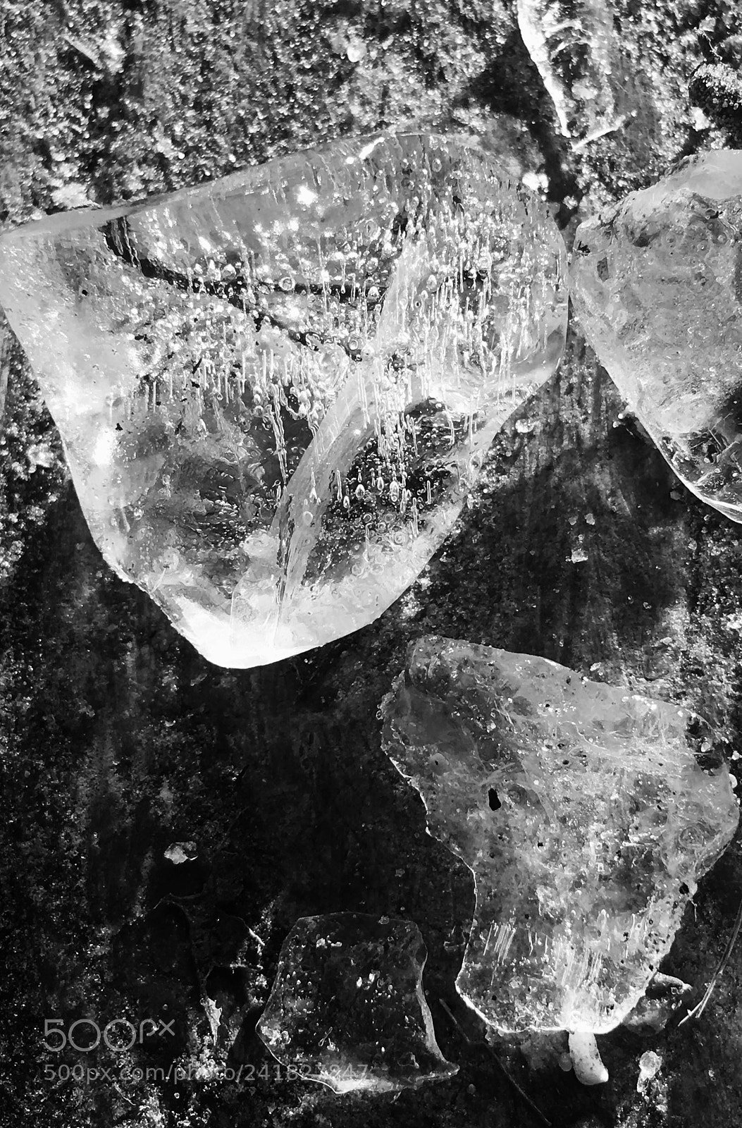 Apple iPhone 6s sample photo. Chunks of ice photography