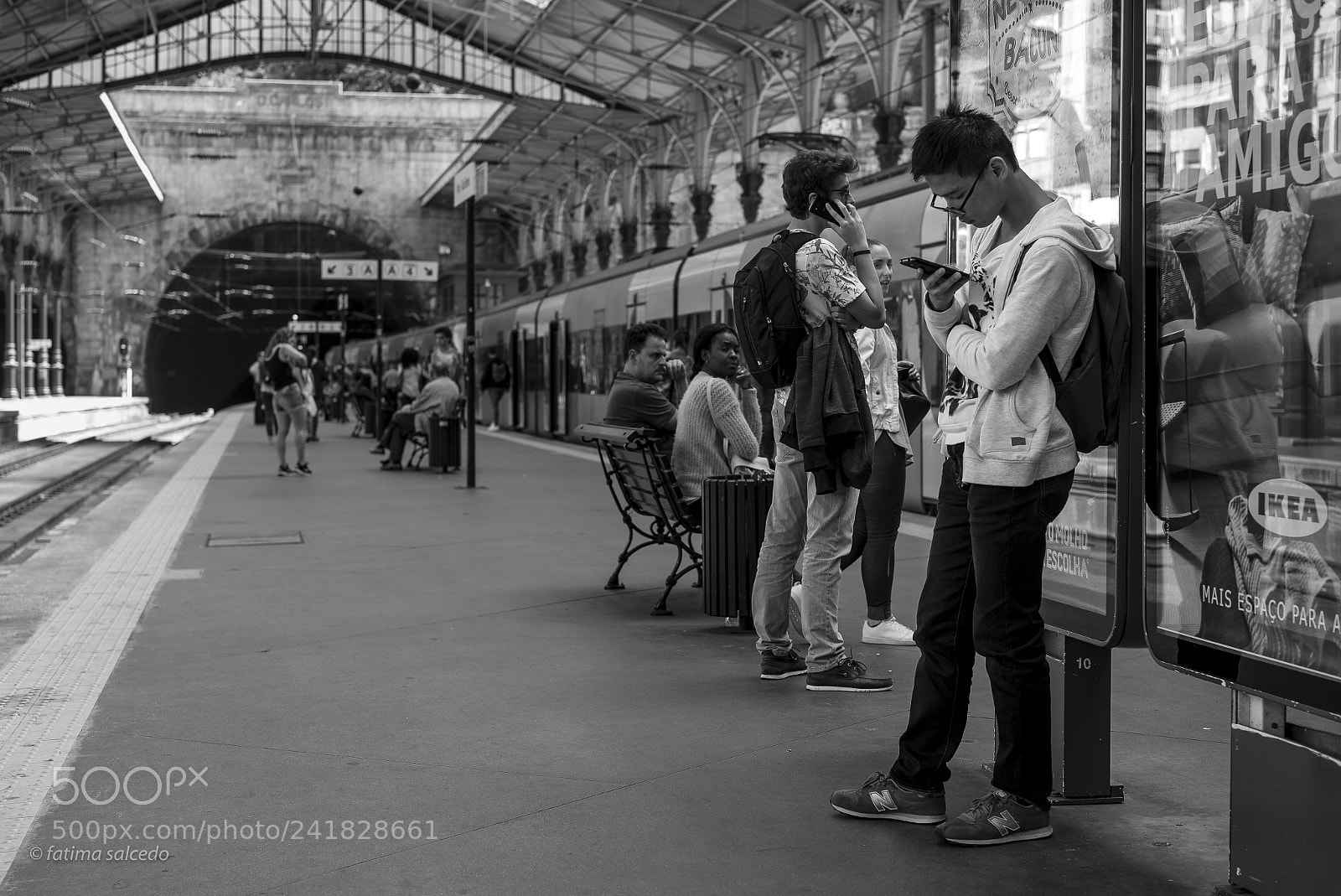 Leica M Monochrom (Typ 246) sample photo. S.bento train station photography