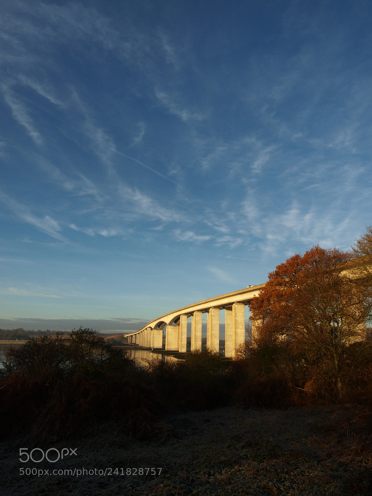 Olympus E-3 sample photo. Orwell bridge. photography