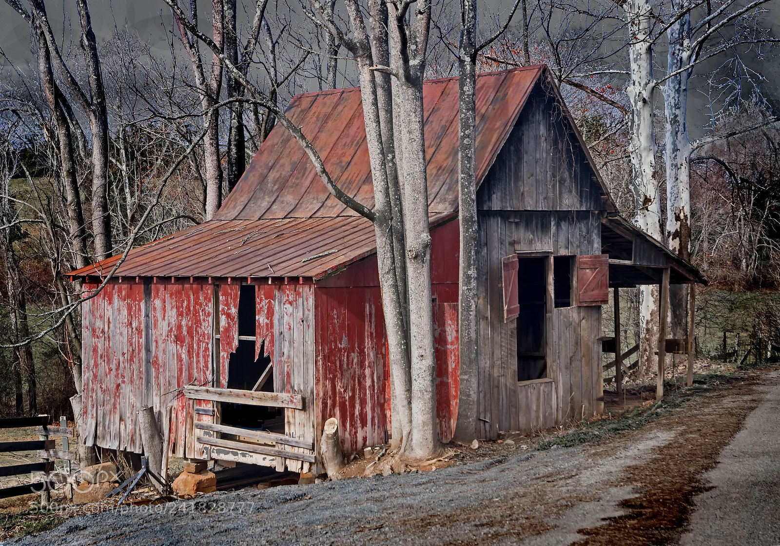 Nikon D500 sample photo. Lane-side barn photography