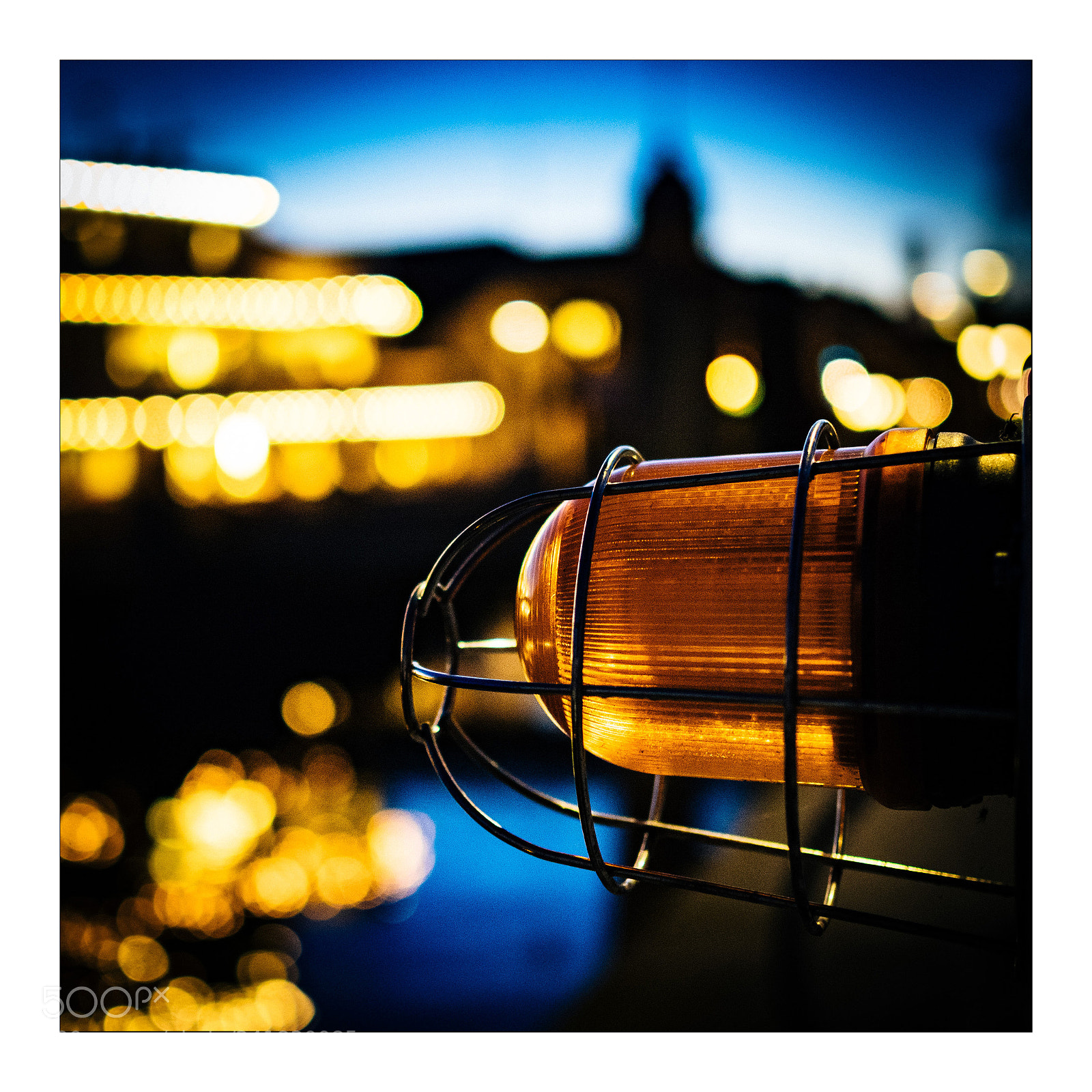 Olympus PEN-F sample photo. Lights in the harbour photography
