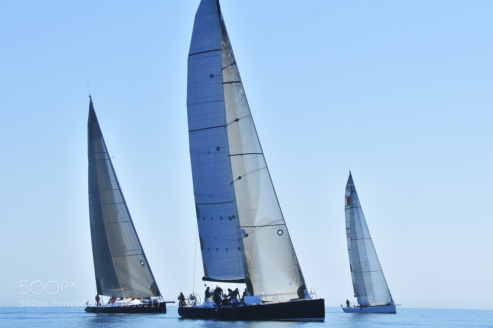 Nikon D300 sample photo. Sailboat racing in the photography