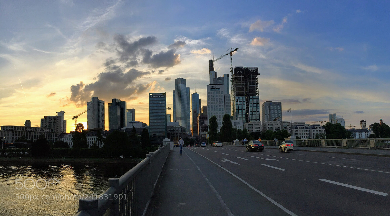 Apple iPhone 6 sample photo. Frankfurt skyline photography