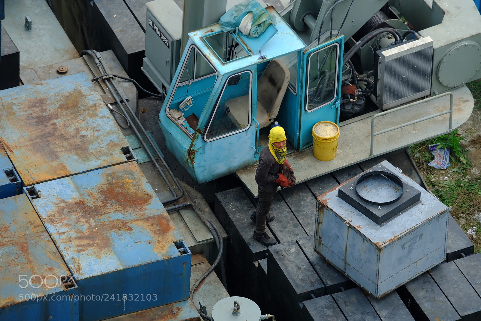 Fujifilm X-A2 sample photo. Iron & man photography