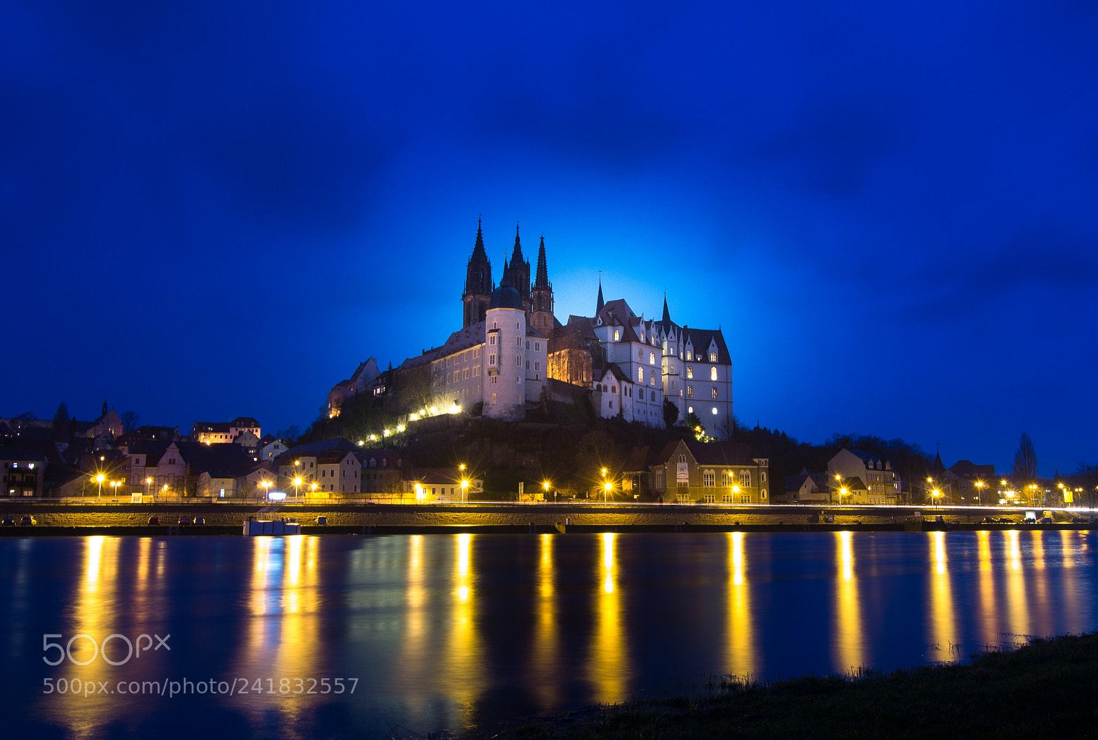 Nikon D3100 sample photo. Albrechtsburg at sunset photography