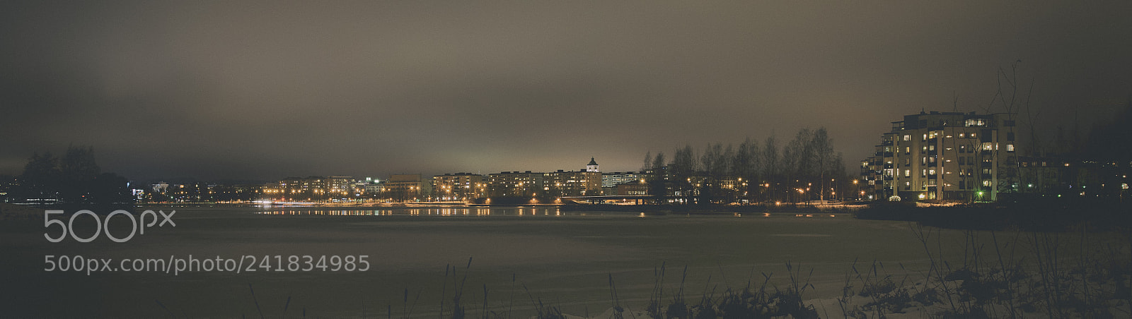 Nikon D3000 sample photo. Hämeenlinna by night photography