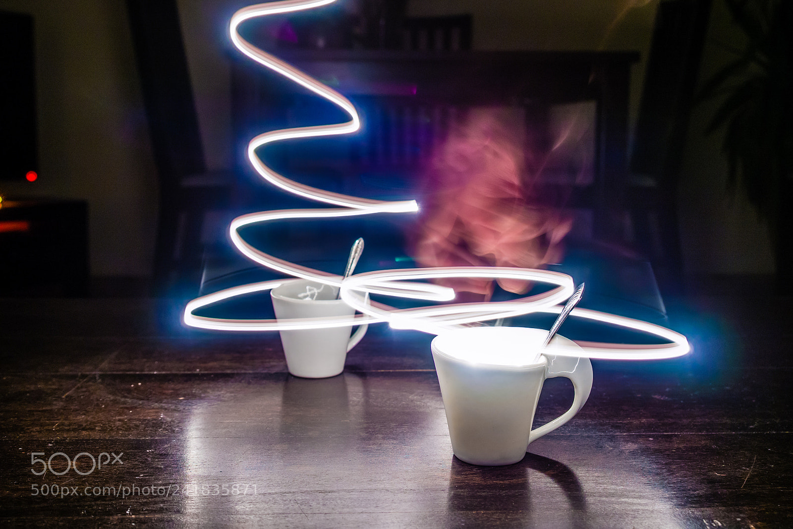 Olympus OM-D E-M5 sample photo. Cafe cups light rails photography