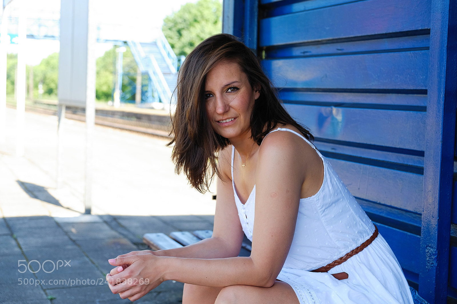 Fujifilm X-T10 sample photo. Railway station portrait photography