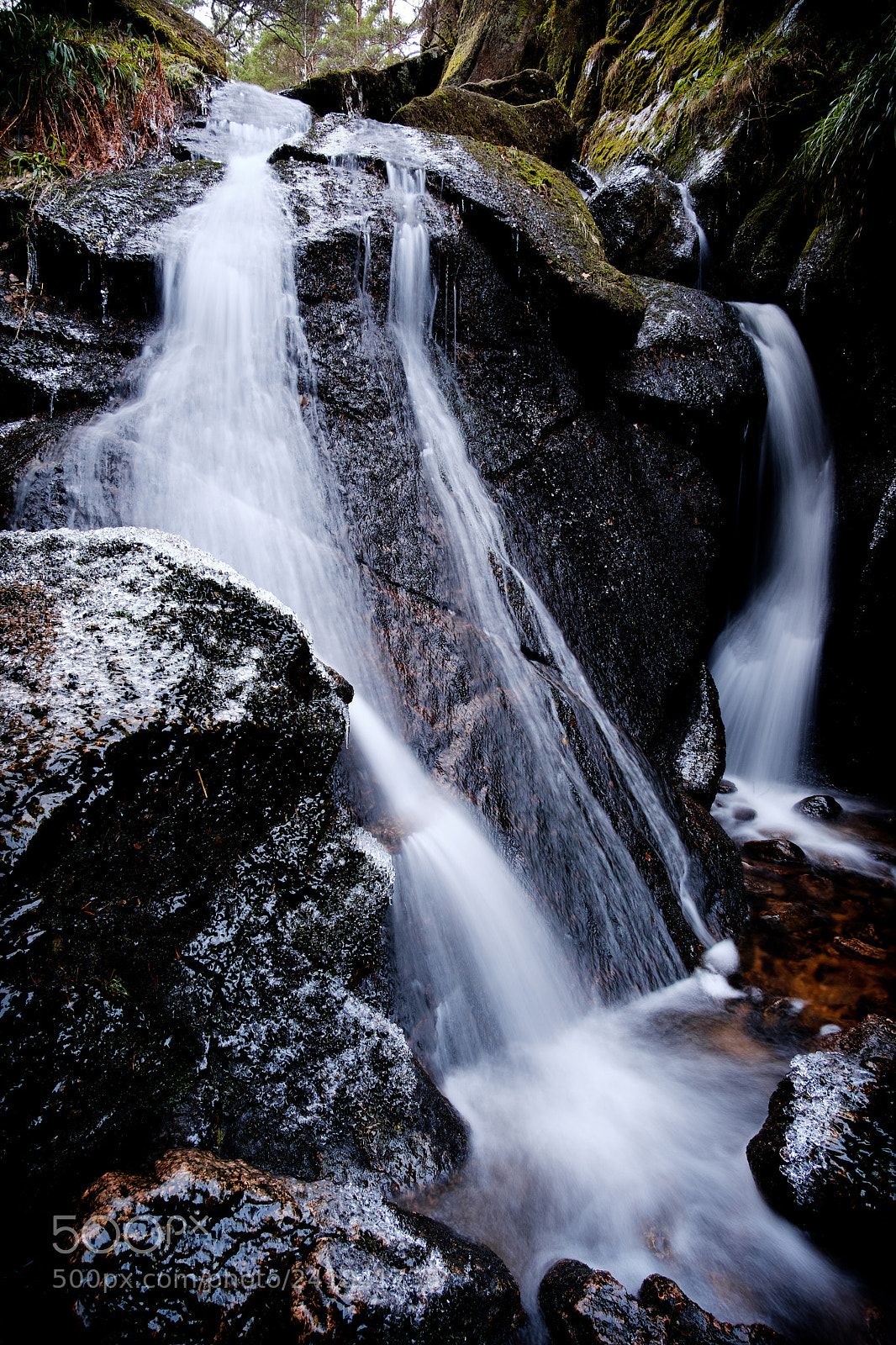 Fujifilm X-T20 sample photo. Burn o' vat waterfall photography
