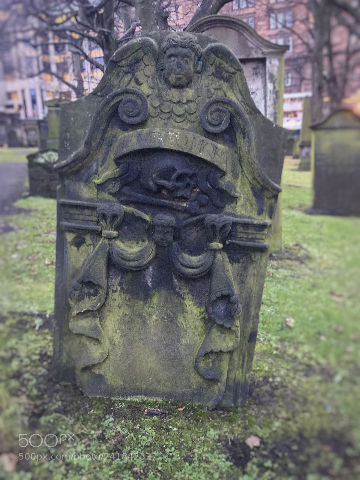 Apple iPhone 6s sample photo. Edinburgh graveyard photography