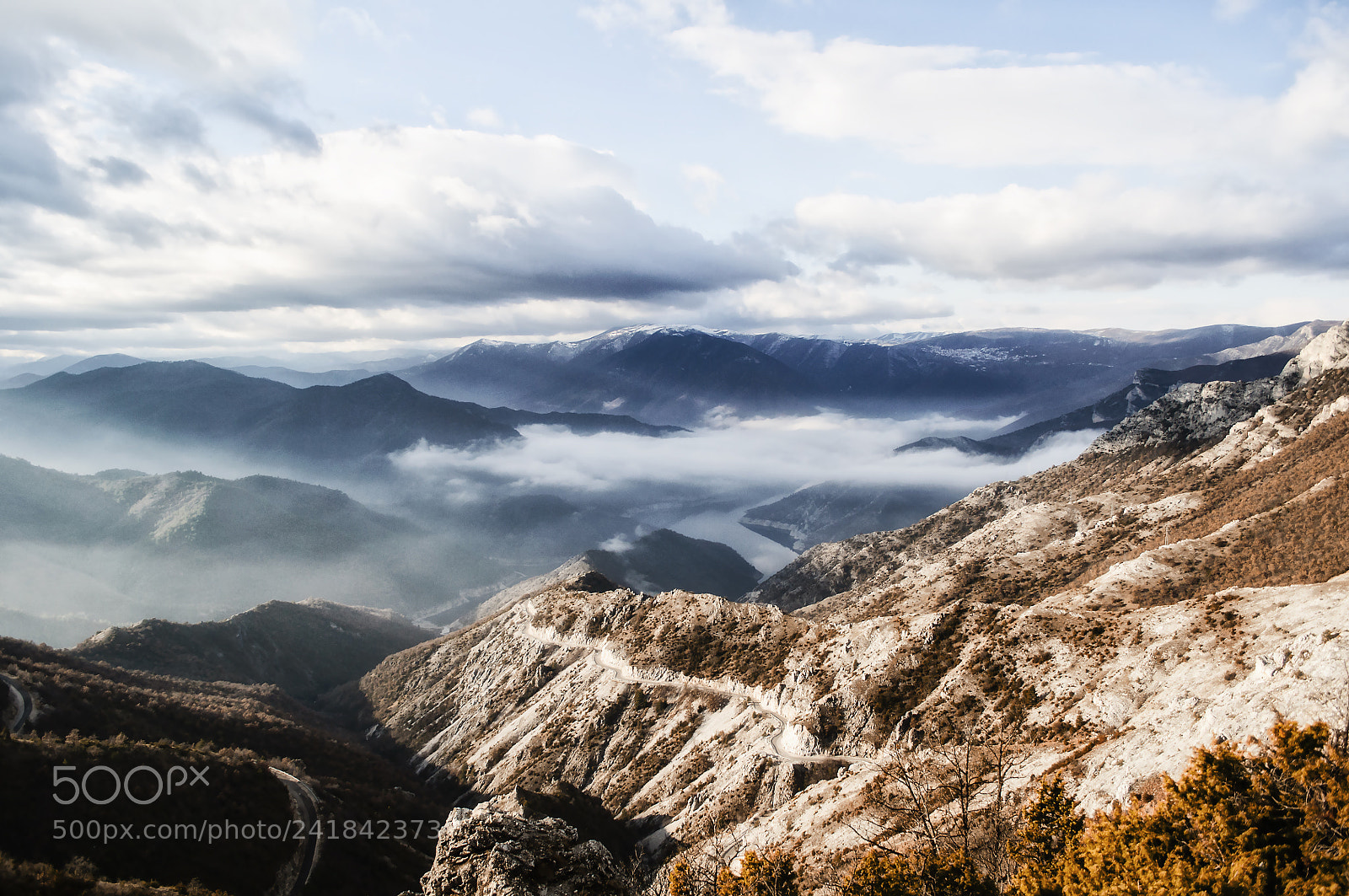 Nikon D5000 sample photo. Mountain range photography