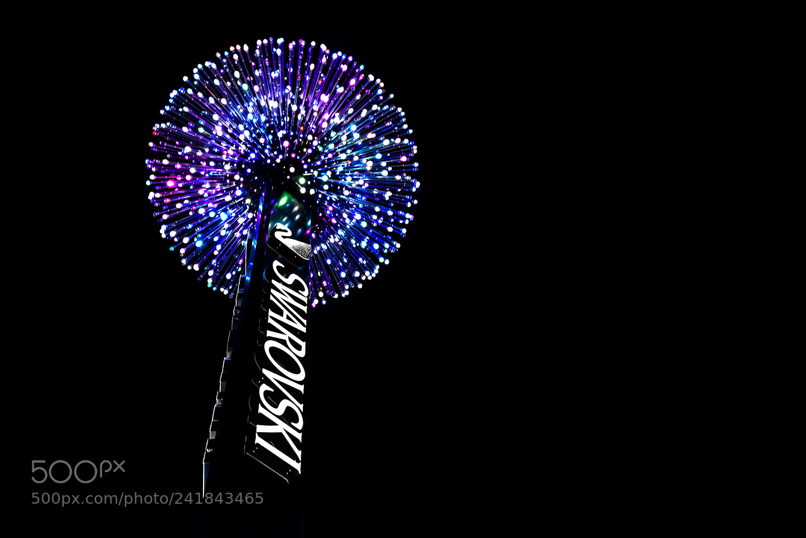 Nikon D810 sample photo. Man made star photography