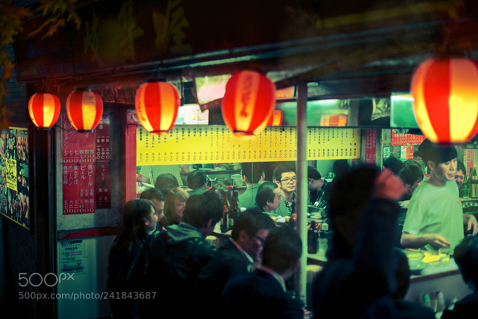 Nikon D600 sample photo. Smokey street izakaya photography