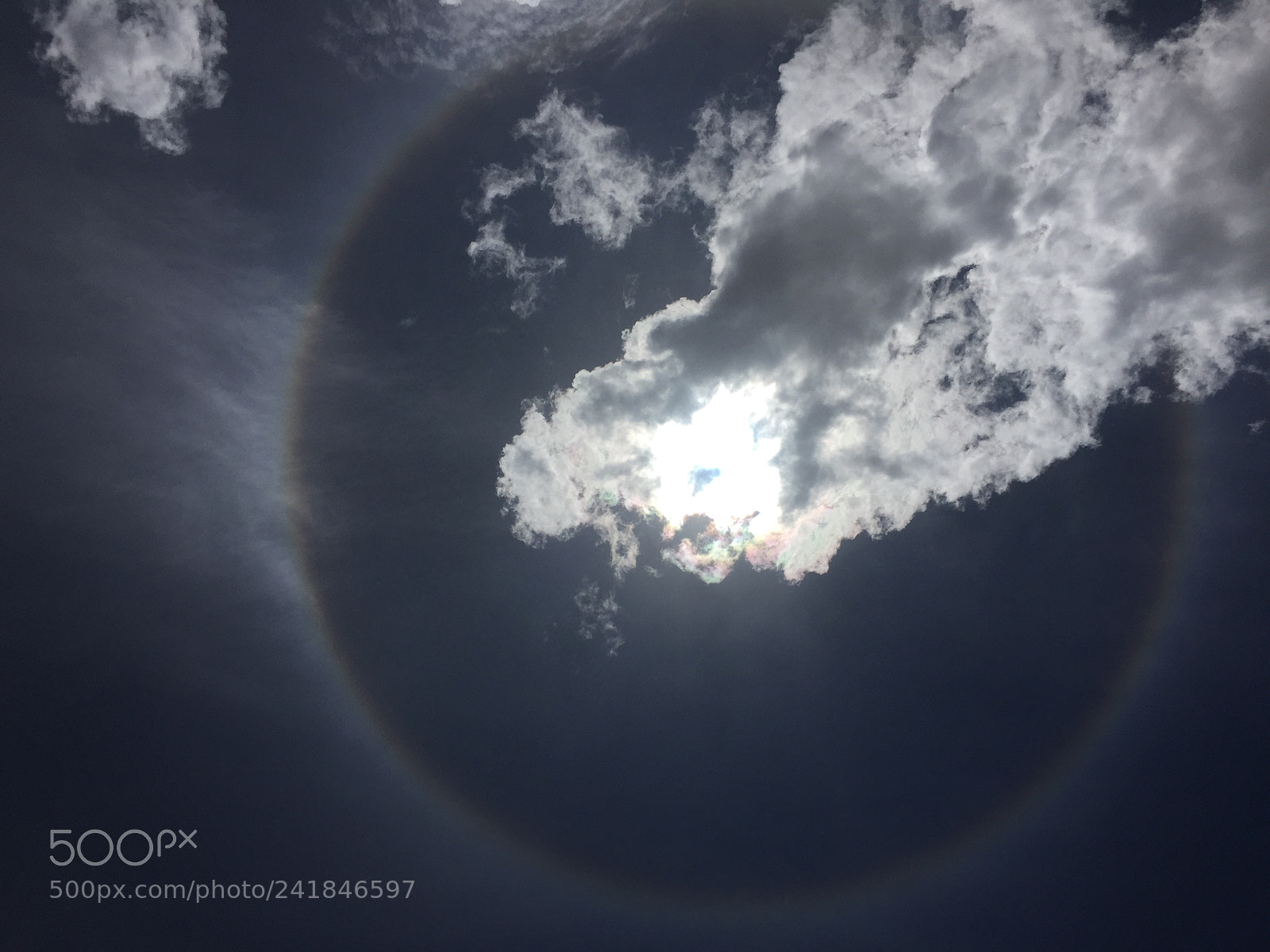 Apple iPhone 6 sample photo. Full circle rainbow photography