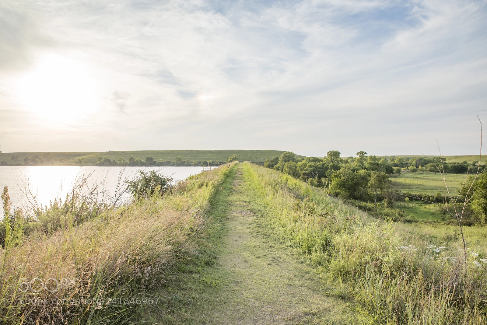 Nikon D800 sample photo. Kansas levee photography