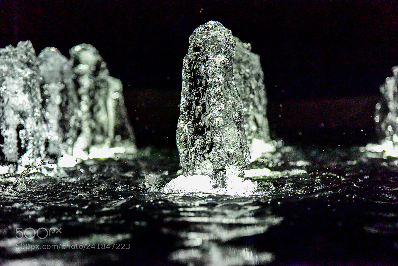 Nikon D810 sample photo. Fountain frozen in time photography