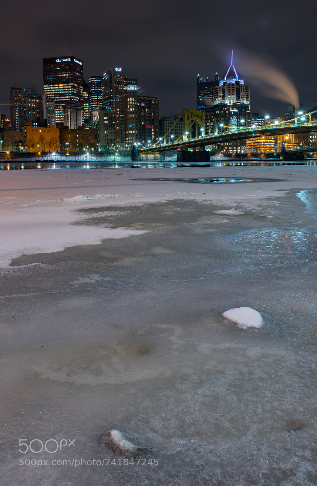 Nikon D850 sample photo. A cold night in photography