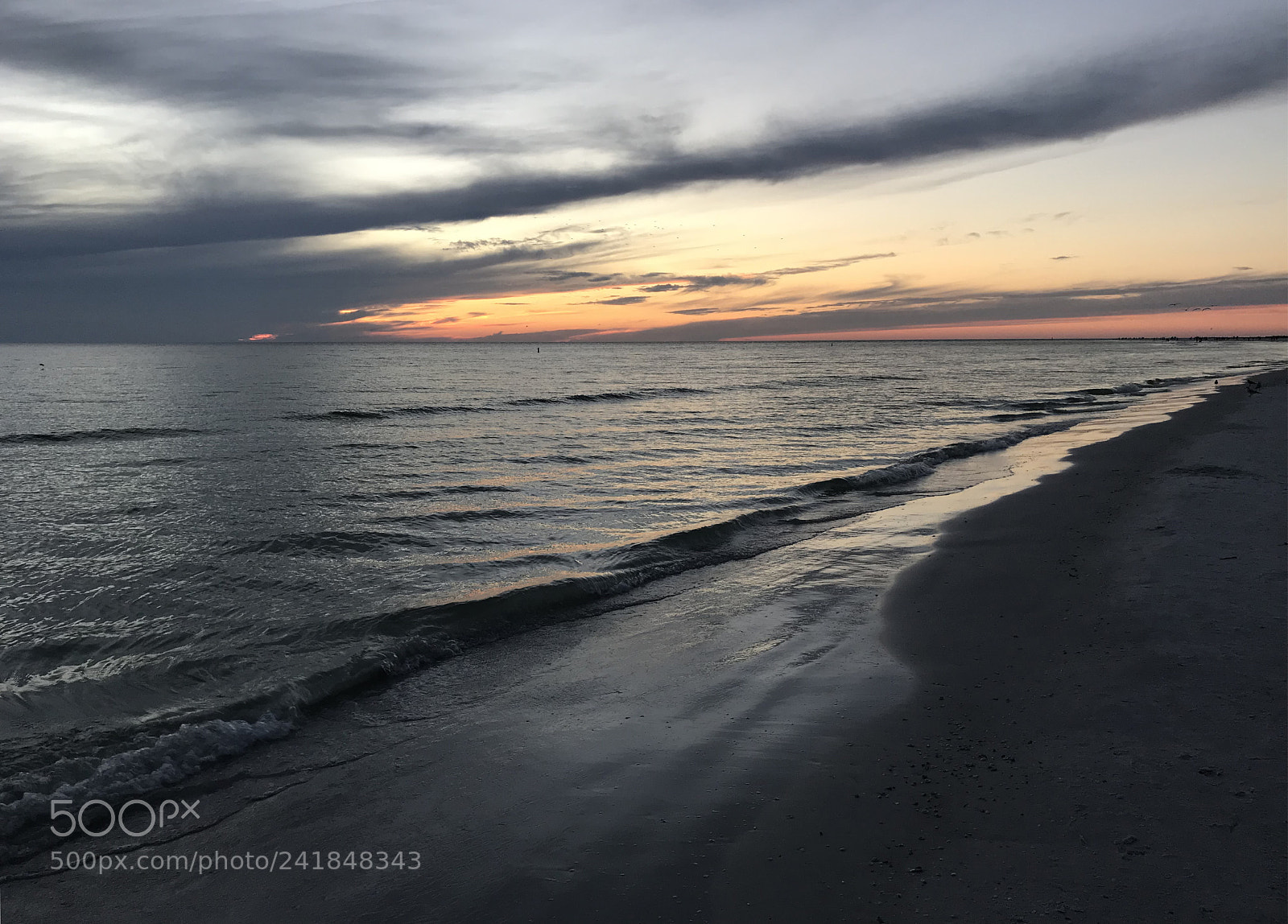 Apple iPhone 7 Plus sample photo. Sunset dusk afternoon beach photography