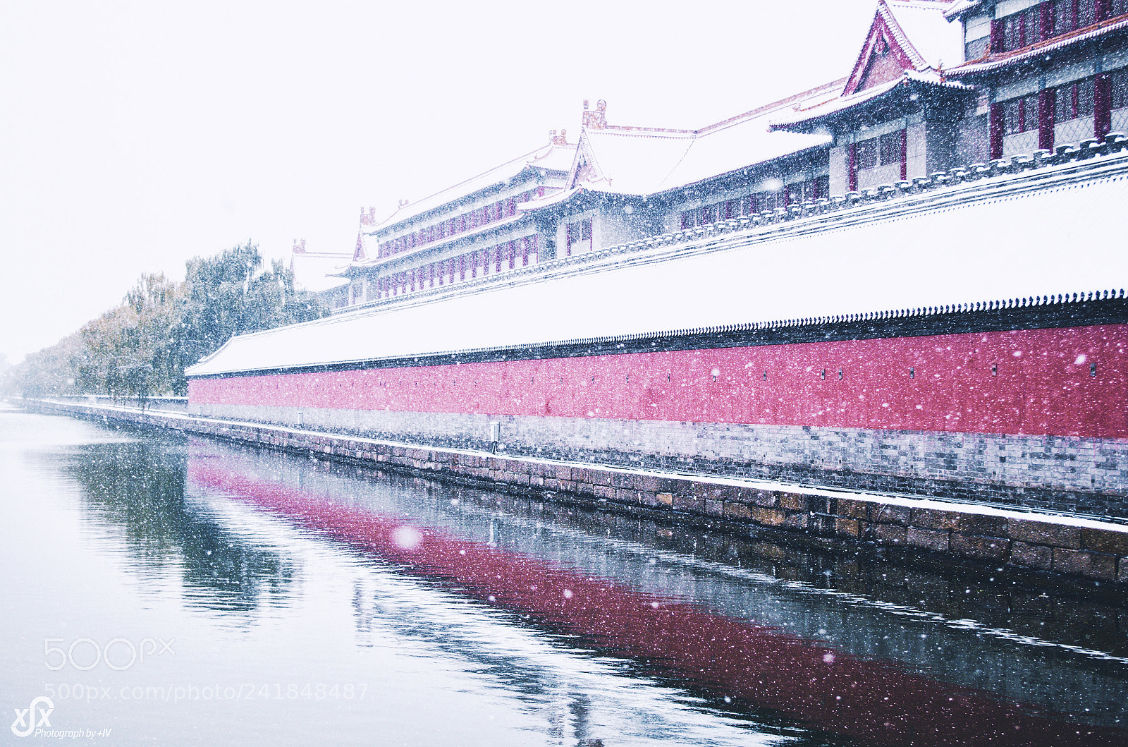 Pentax K-30 sample photo. 一湖冬雪 photography