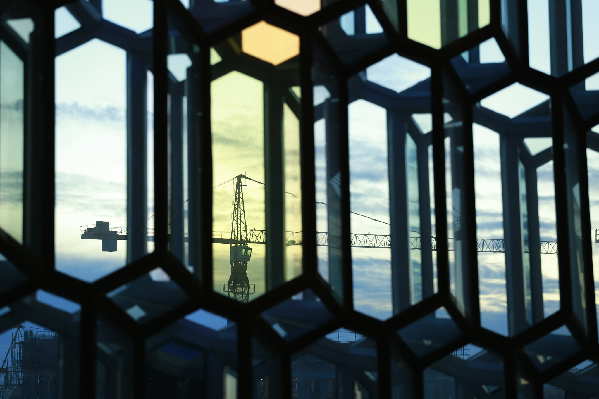 Canon EOS 6D + Canon EF 70-200mm F4L USM sample photo. Looking out from harpa concert hall in iceland photography
