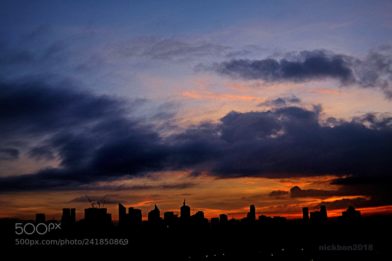 Fujifilm X-T10 sample photo. Makati skyline 2 photography
