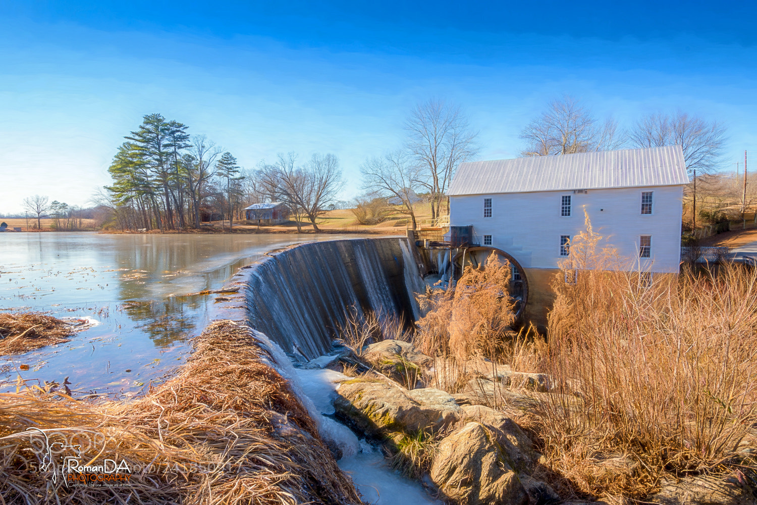 Nikon D7200 sample photo. Winter mill photography