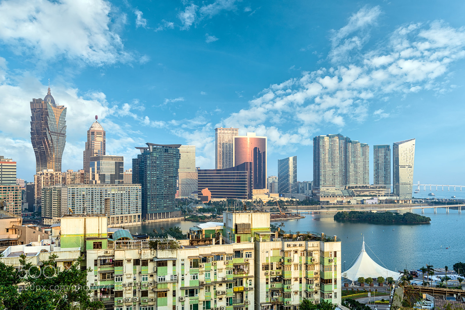 Nikon D800 sample photo. Macao skyline photography