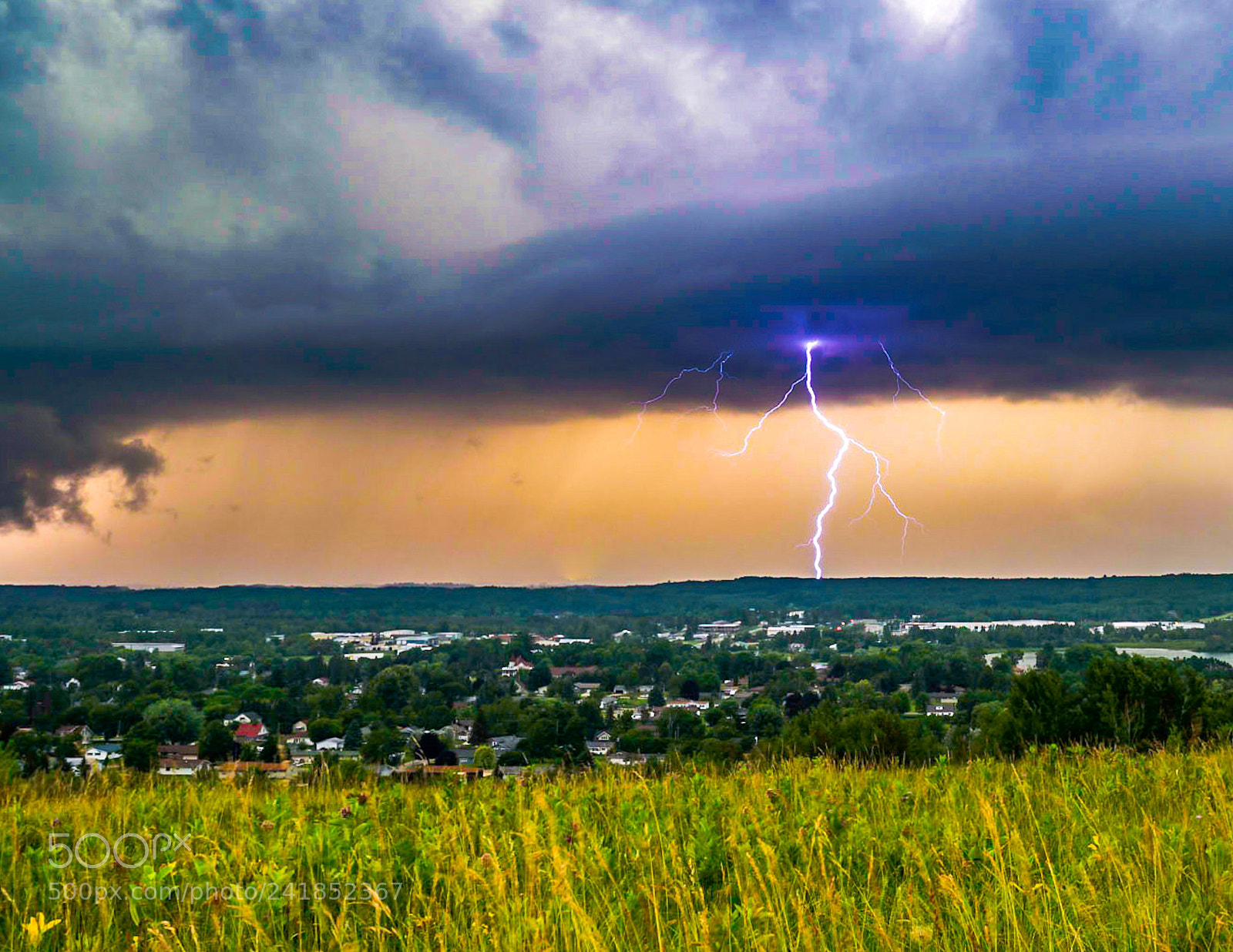 Sony a7 II sample photo. Lightning strike photography