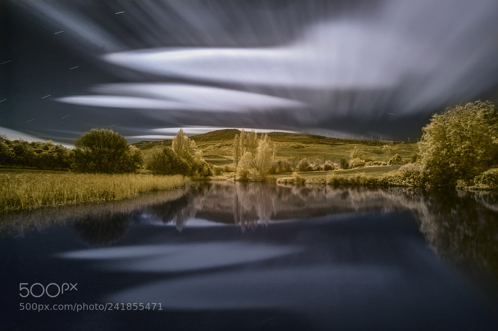 Canon EOS 5D sample photo. Guendulain night infrared photography