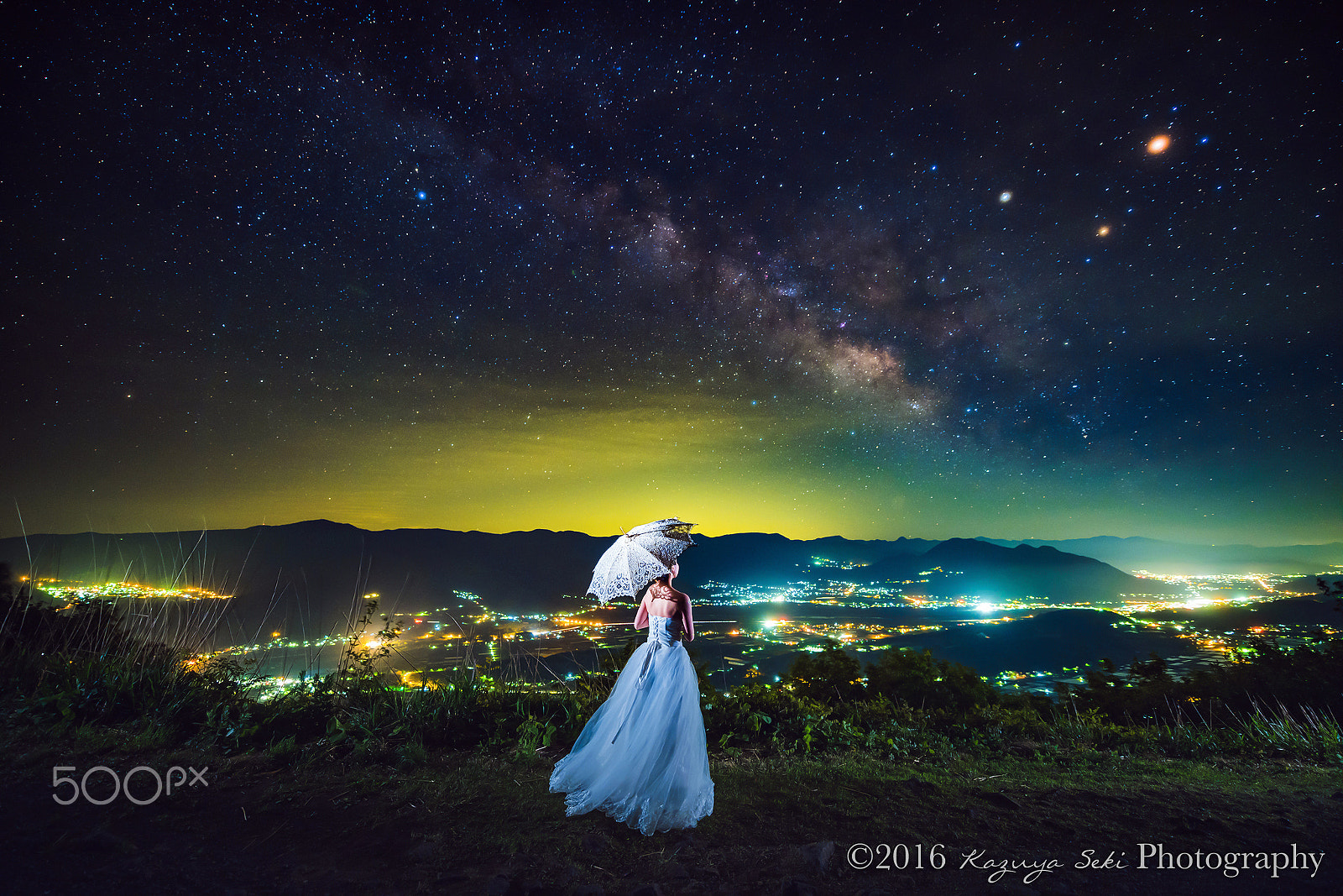 Nikon D810A sample photo. Night wedding photography