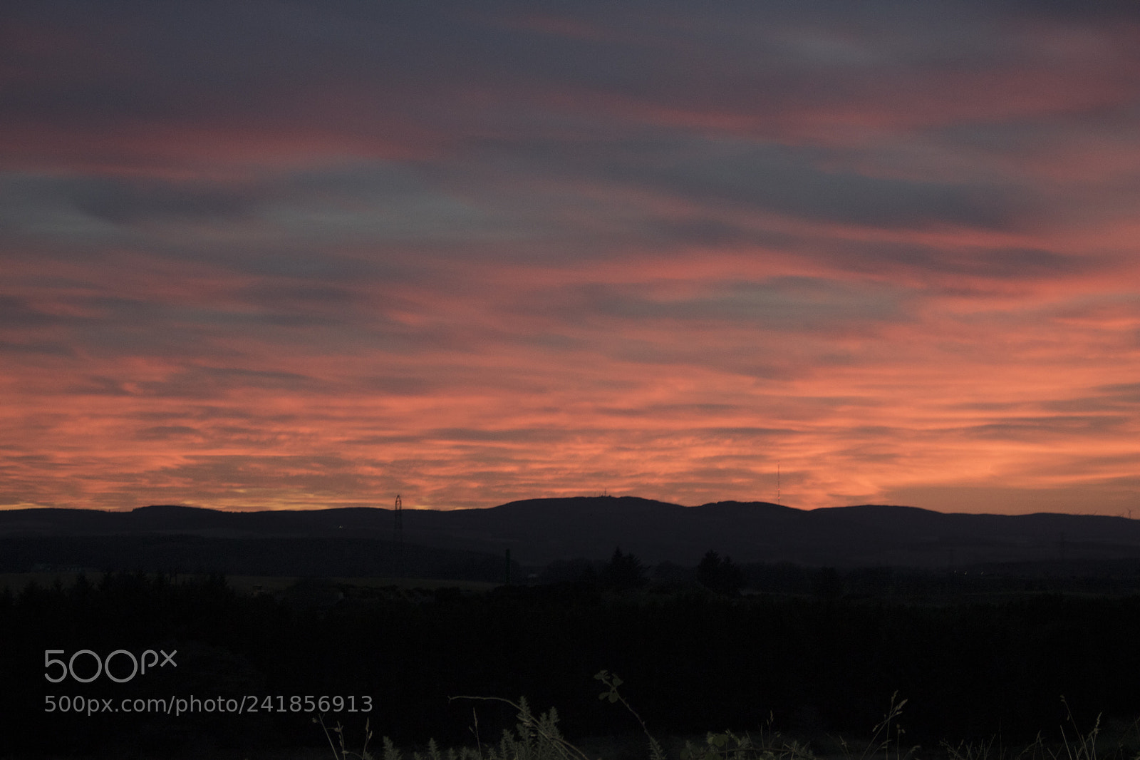 Canon EOS 750D (EOS Rebel T6i / EOS Kiss X8i) sample photo. Dusk sky over landscape photography