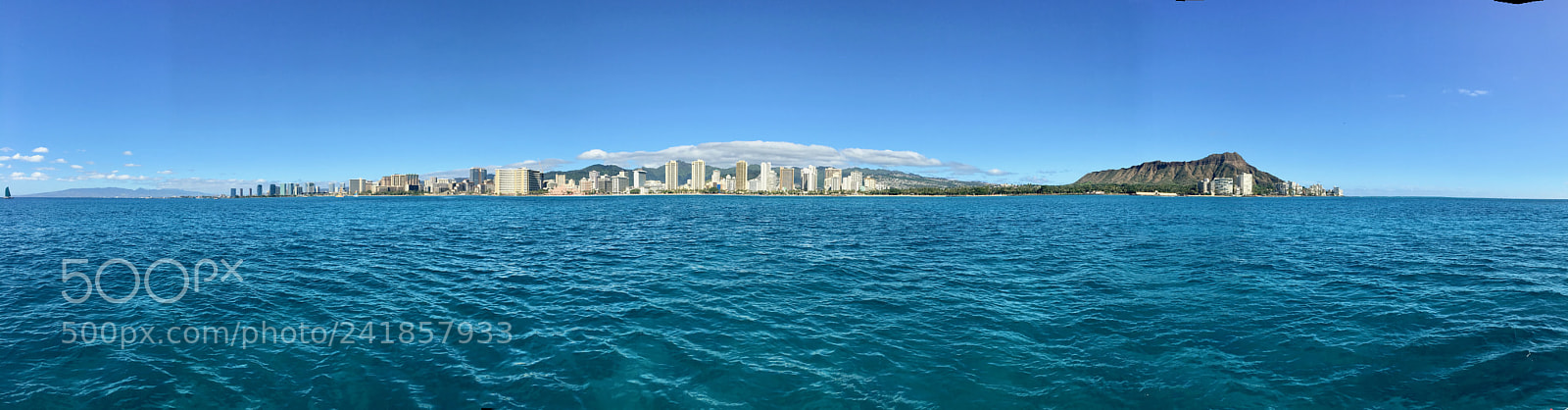 Apple iPhone 6s sample photo. Diamond head panoramic photography