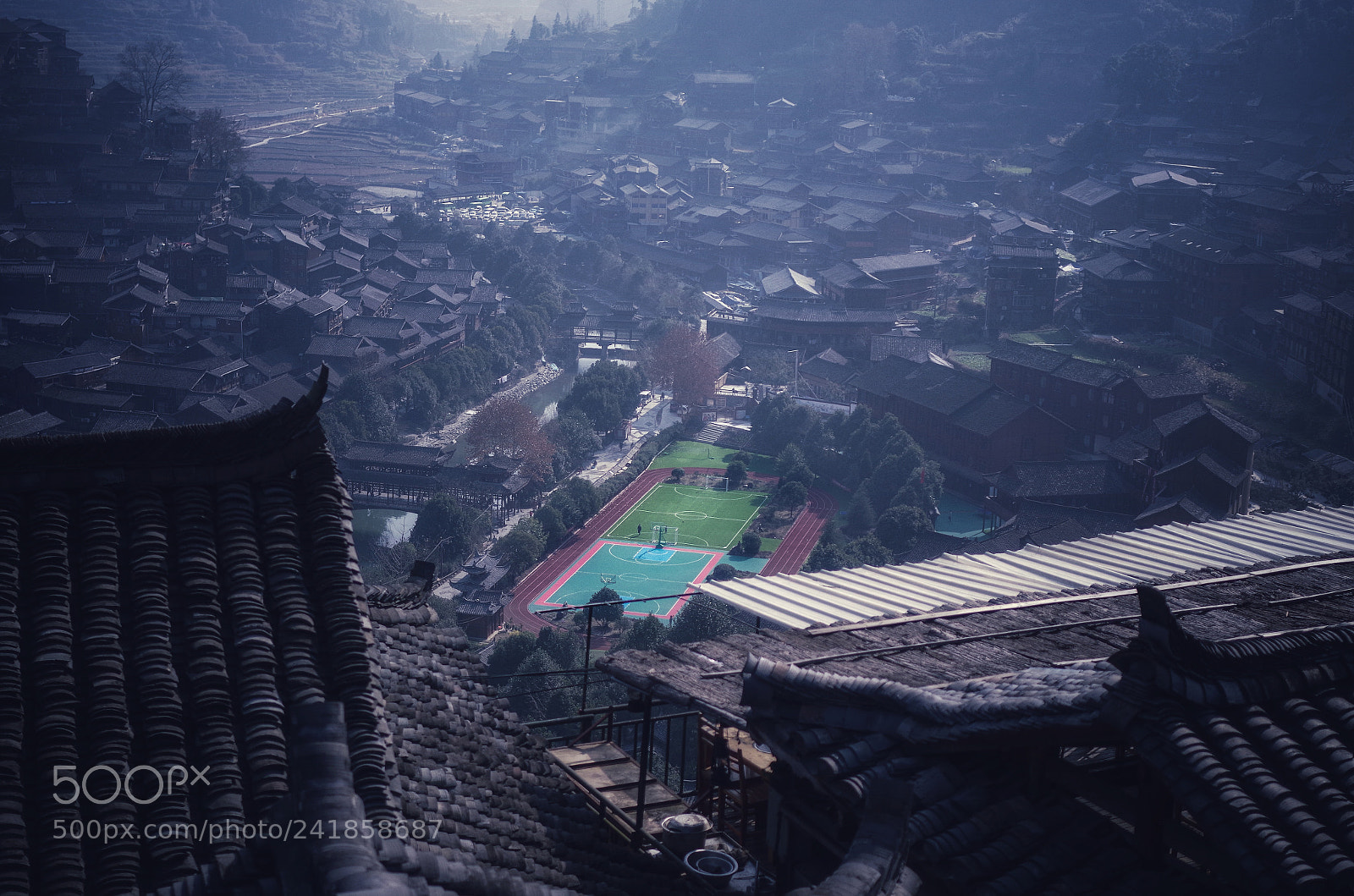Pentax K-50 sample photo. Village photography