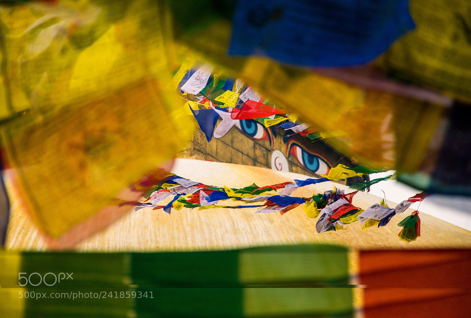 Nikon D90 sample photo. Between the flags photography