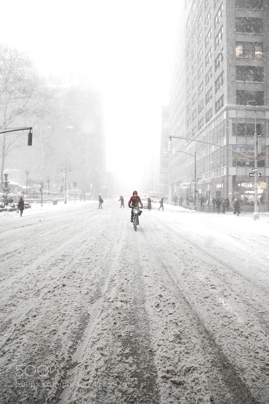Sony a7 II sample photo. Riding in the snow photography